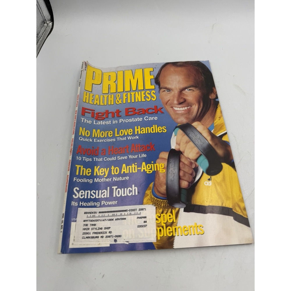 Prime Health & Fitness Magazine Spring 1997 Vol 3 No 1 Snack Attack Prostate